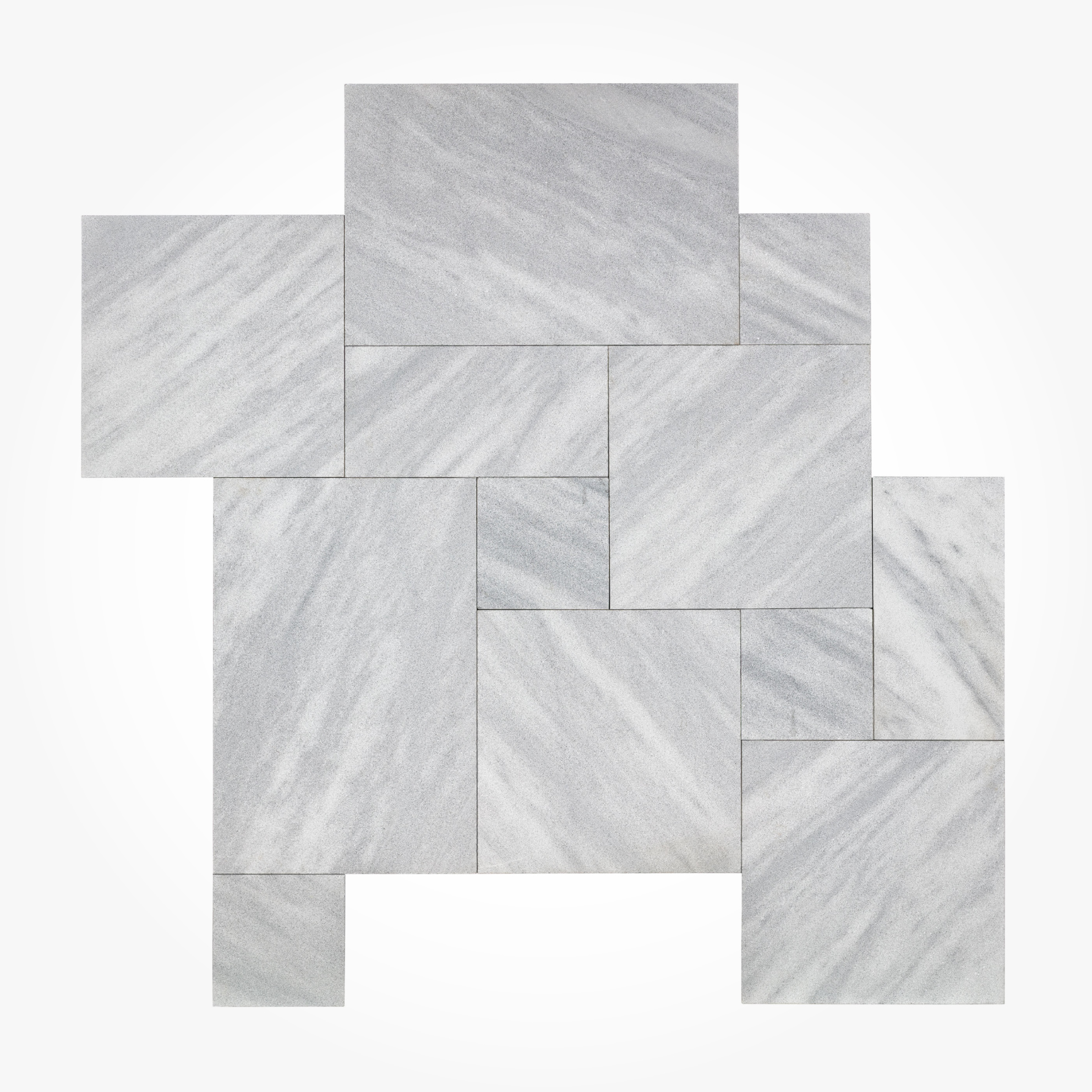 Hurok Marble - Hardscape Collection - Natural Stone Pavers - Atlantic Blue Sandblasted