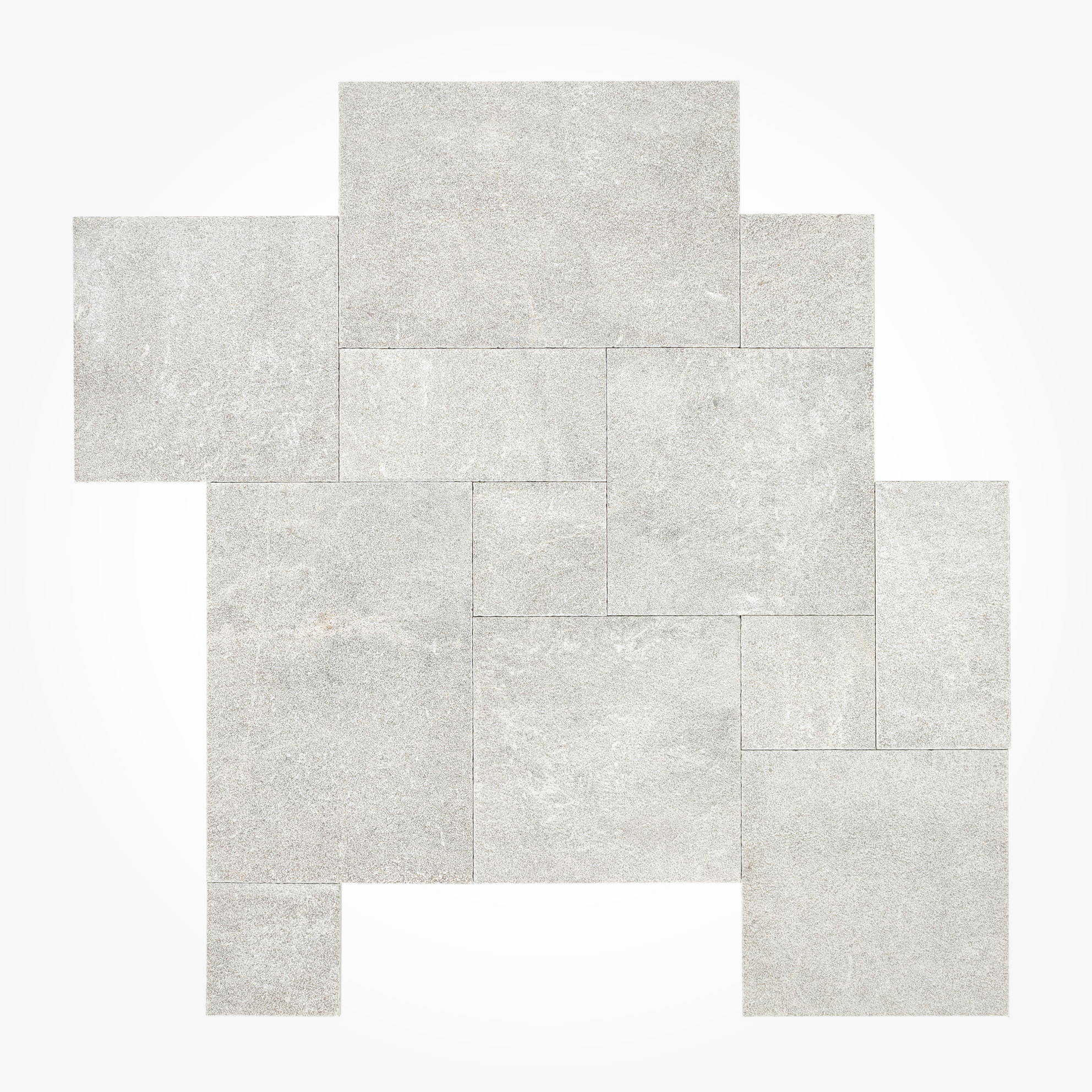 Hurok Marble - Hardscape Collection - Natural Stone Pavers - Atlantic Silver Sandblasted