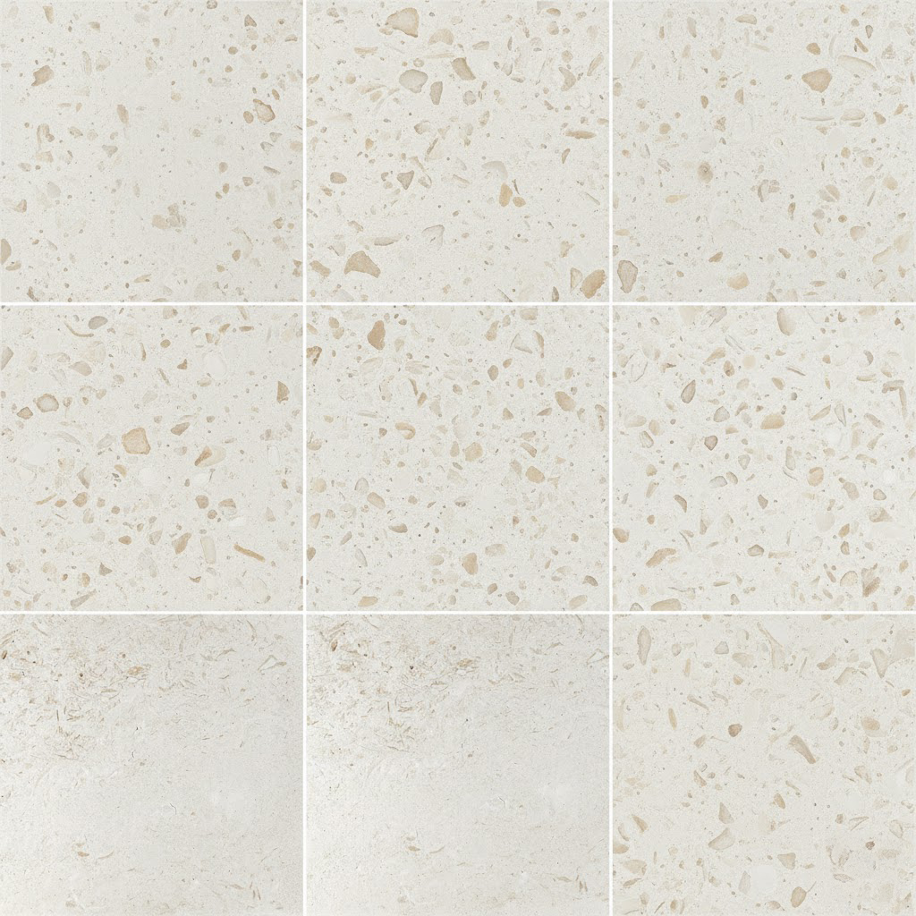 Hurok Marble - Interior Collection - Natural Stone Tiles - Myra Shellstone Travertine Tile