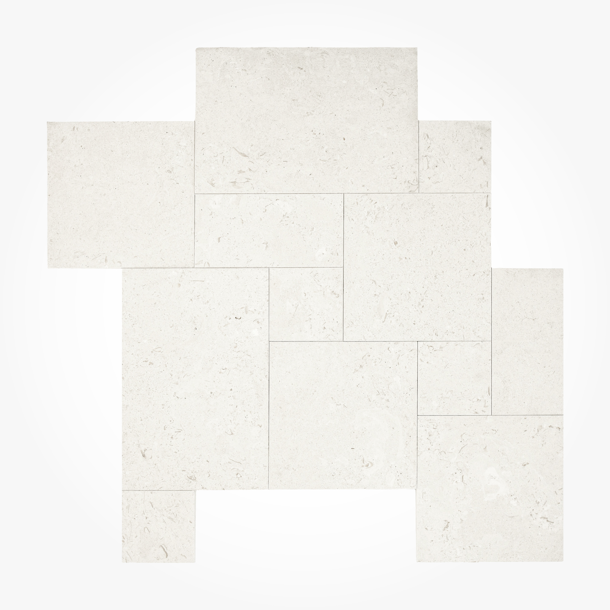 Hurok Marble - Hardscape Collection - Natural Stone Pavers - Marble Pavers - Myra Tumbled French Pattern