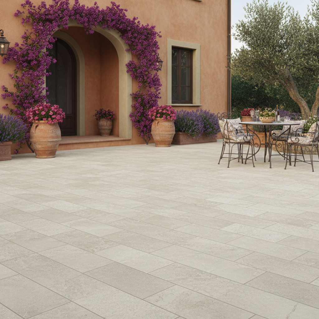 Hurok Marble - Hardscape Collection - Porcelain Pavers - Roca Beige Finished