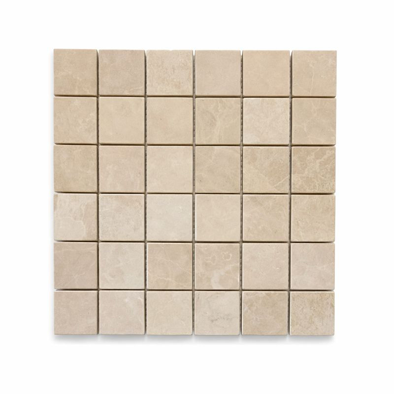 BOTTICINO HONED MARBLE MOSAIC 2x2