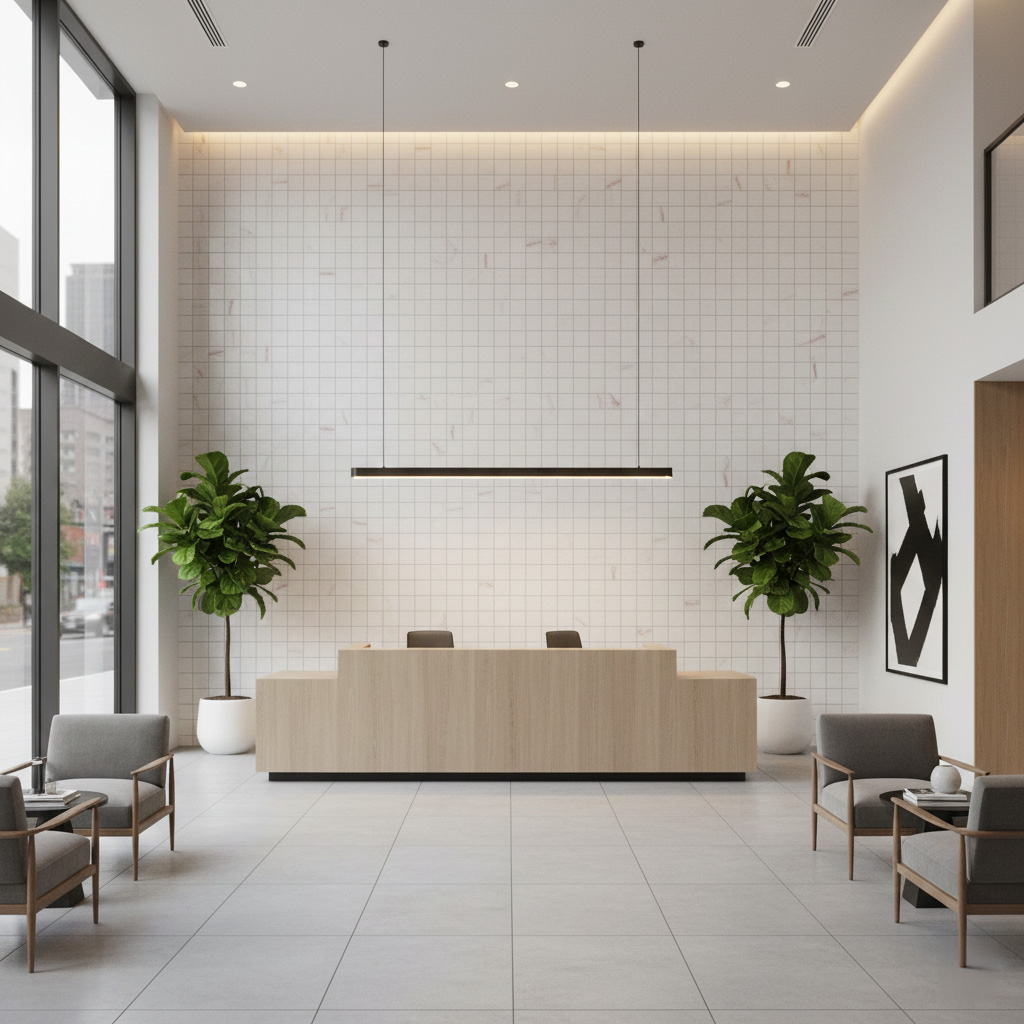 EVEREST WHITE POLISHED MARBLE MOSAIC 2x2 - Finished